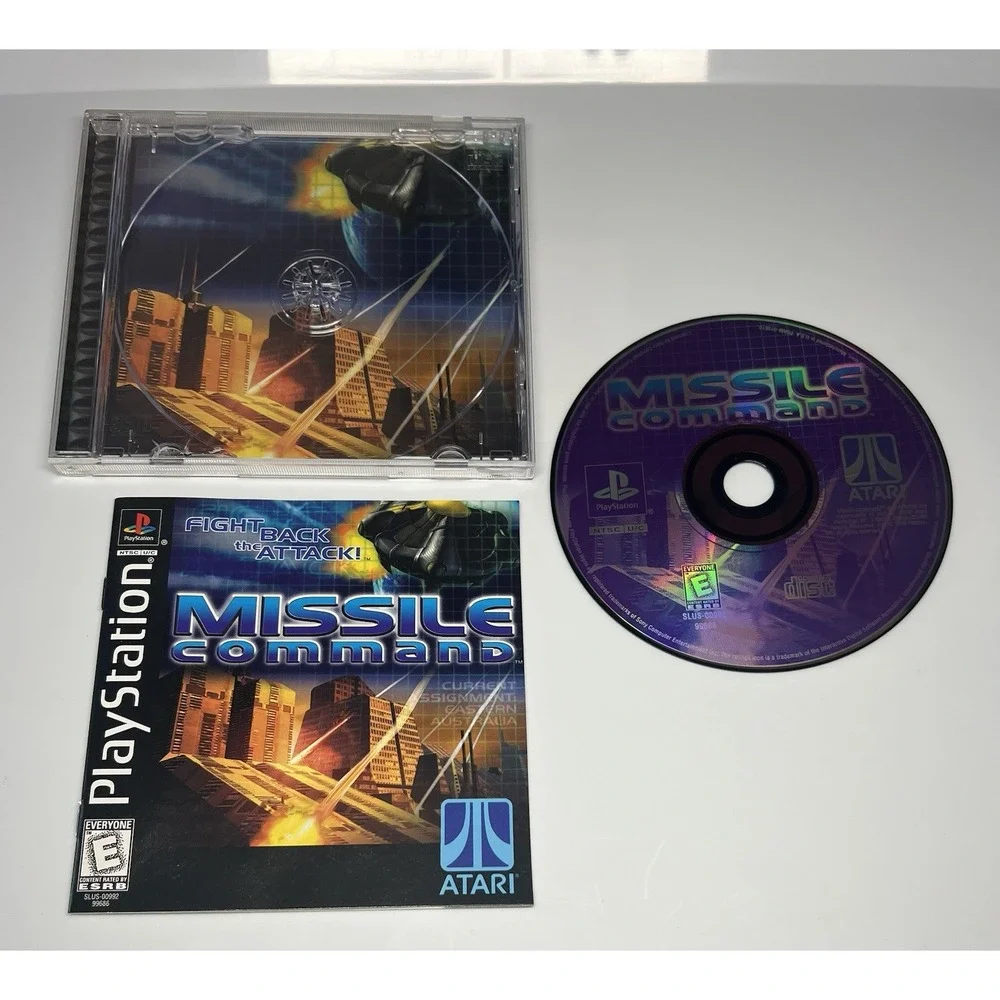 Missile Command‎ (Sony PlayStation 1, 1999) Complete Tested Pre-Loved